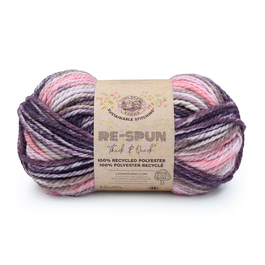 Lion Brand® Re-Spun Thick & Quick® Print Yarn